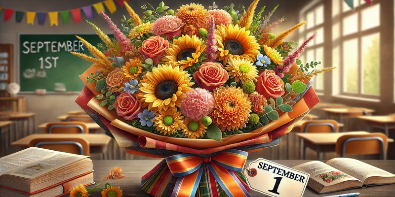 Букет на 1 сентября: советы по выбору