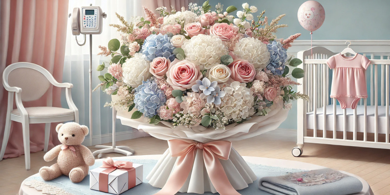 Букет на выписку из роддома