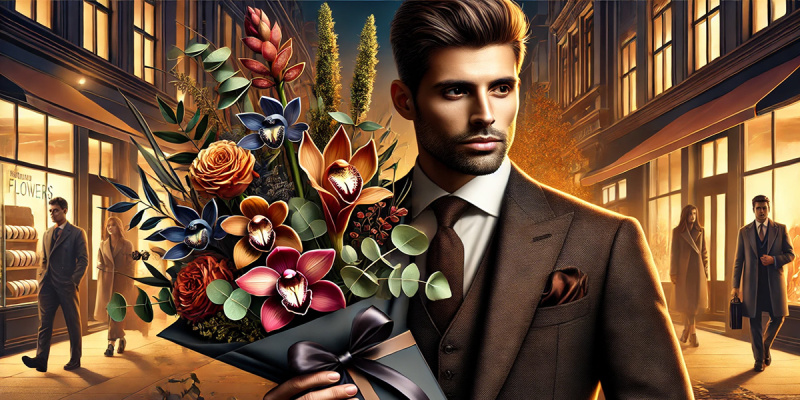 Какие цветы дарят мужчинам