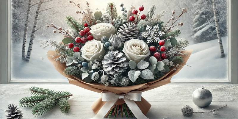 Цветы в качестве подарка на Новый год — хорошая ли идея и кому дарить?