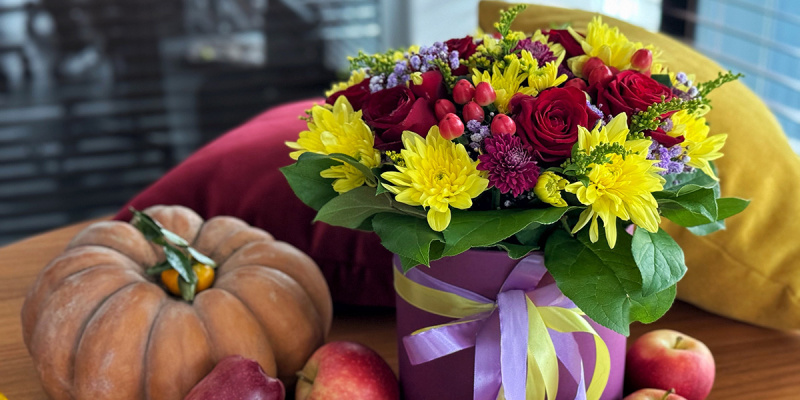Как создать осенний букет в 2024: цветы, оттенки, стиль