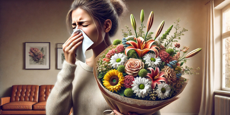 Какие цветы можно подарить аллергику?