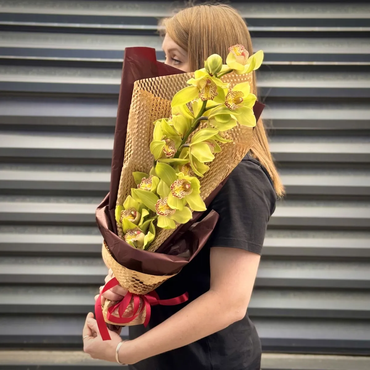 Букет из орхидей