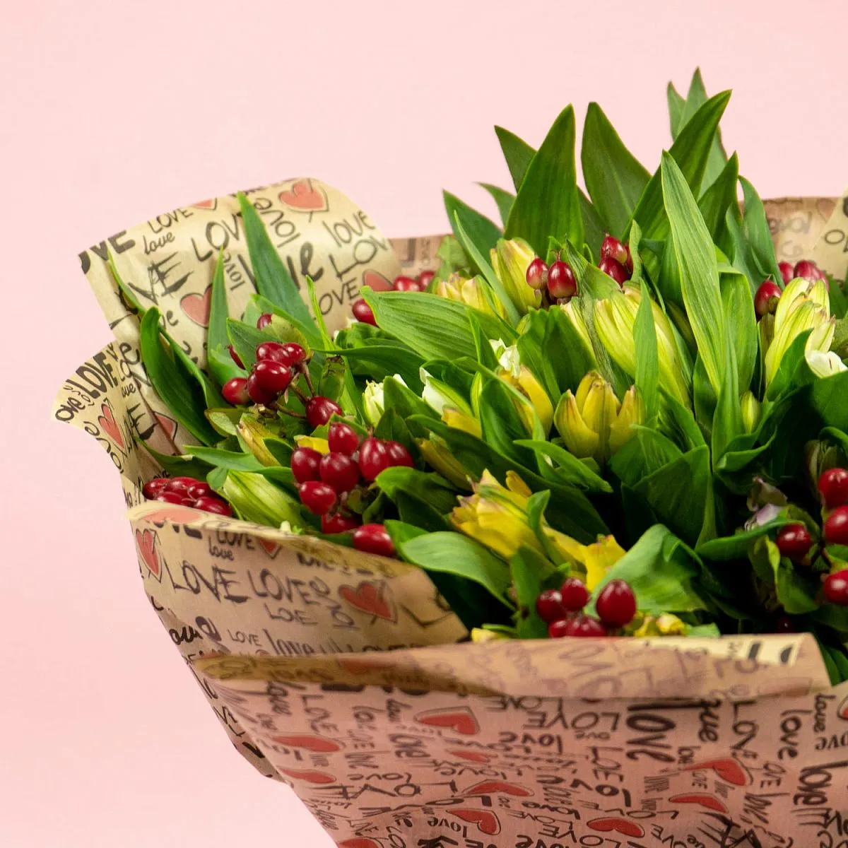 Букет из 15 альстромерий микс