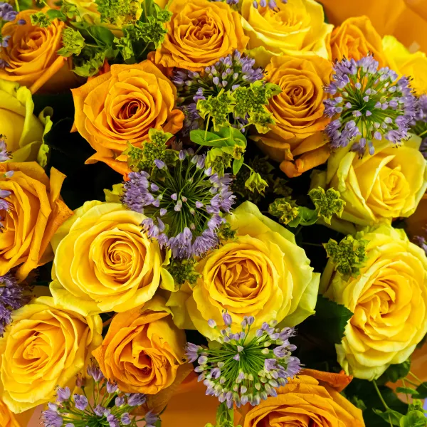 Букет из 17 роз микс