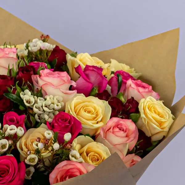 Букет из роз микс (60 см)