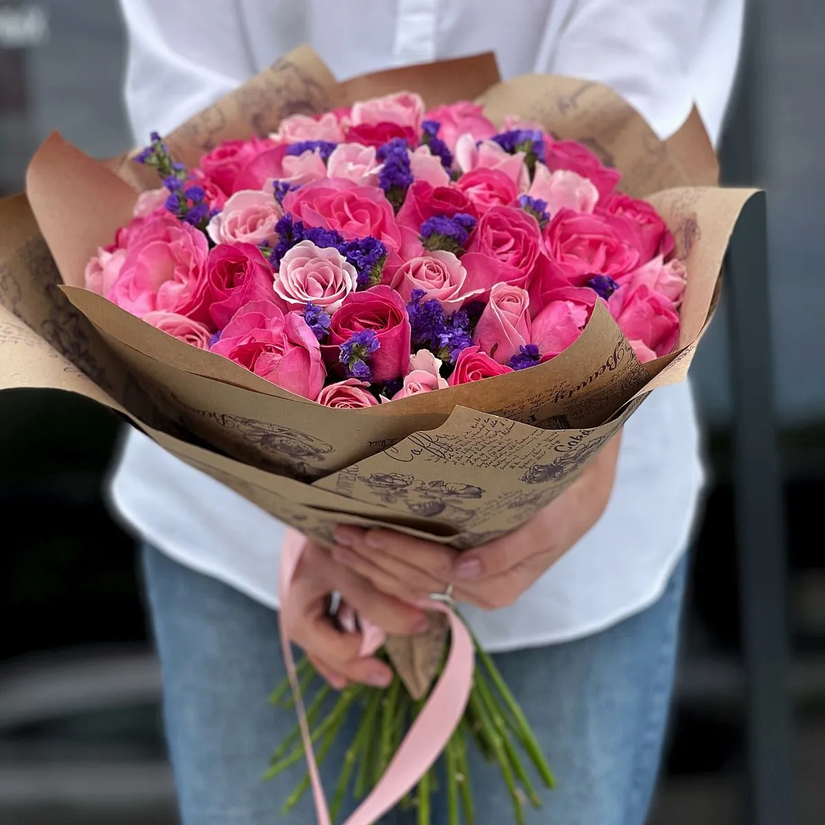 Букет из роз, статица