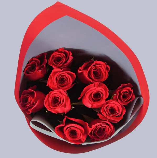Букет из 11 красных роз (60 см)