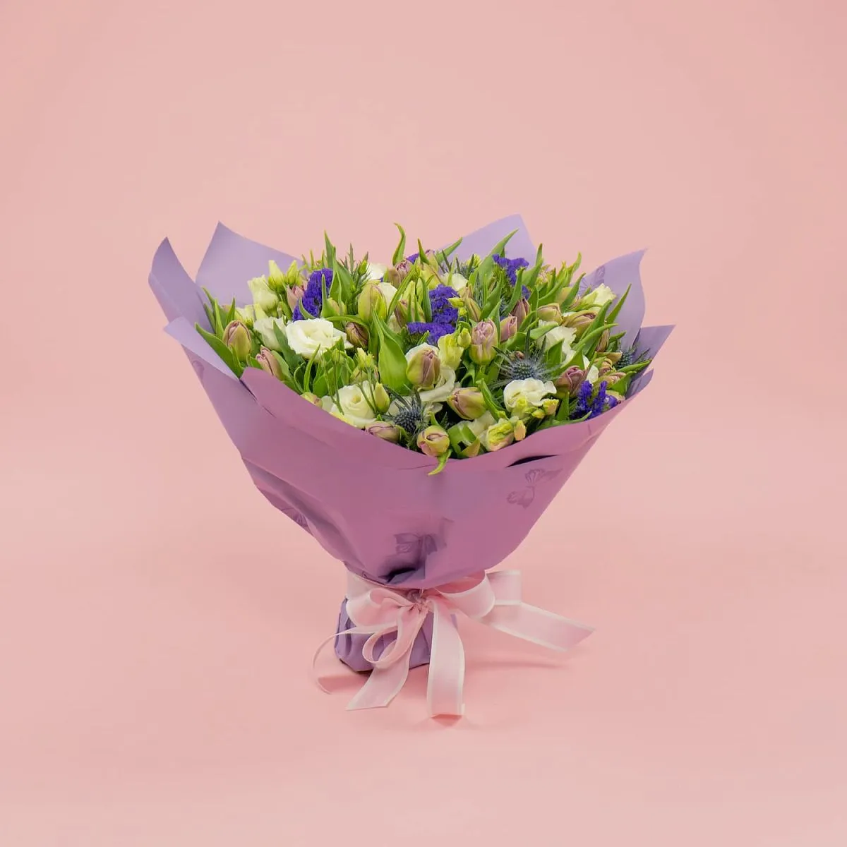 49 тюльпанов и эустомы