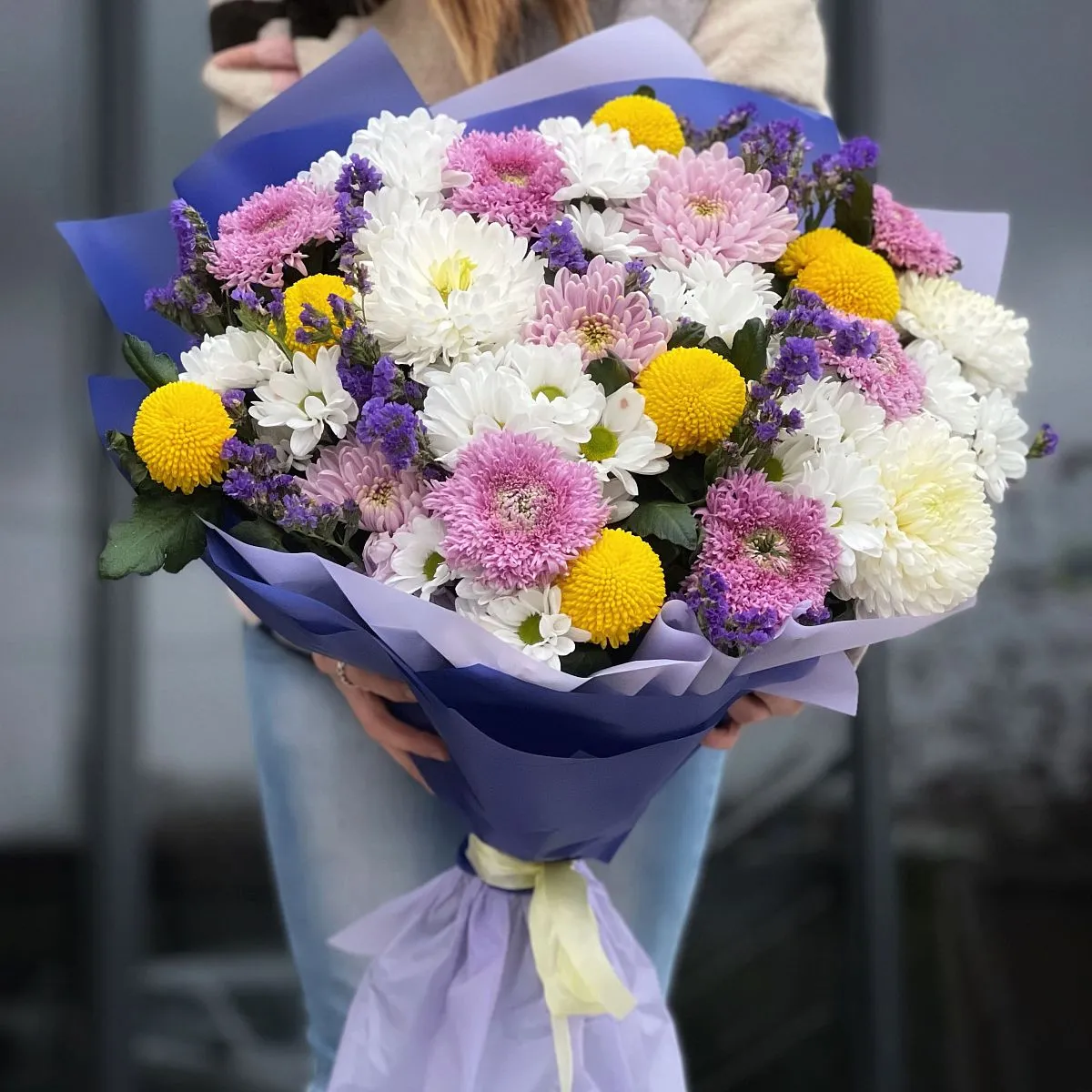 Букет из хризантем