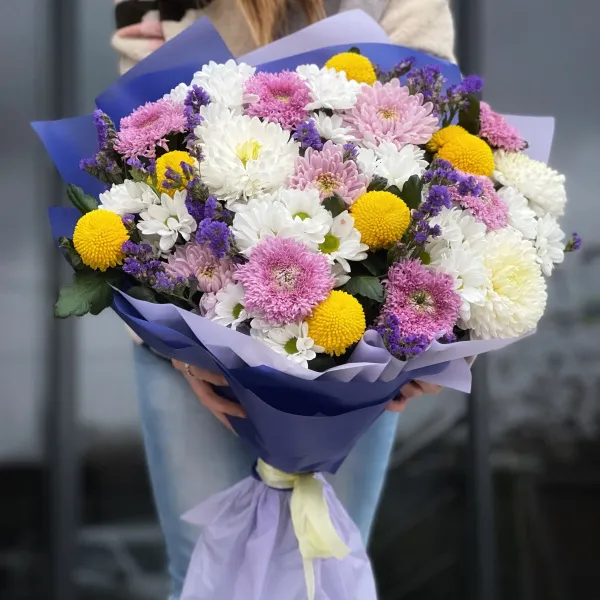 Букет из хризантем