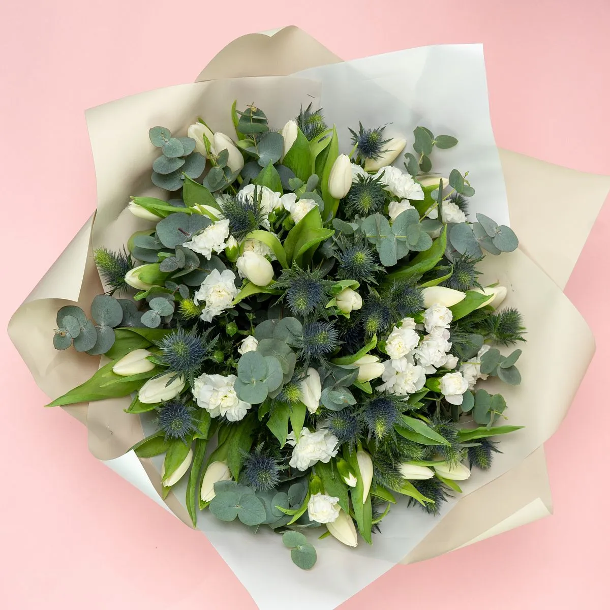 Букет из 25 тюльпанов