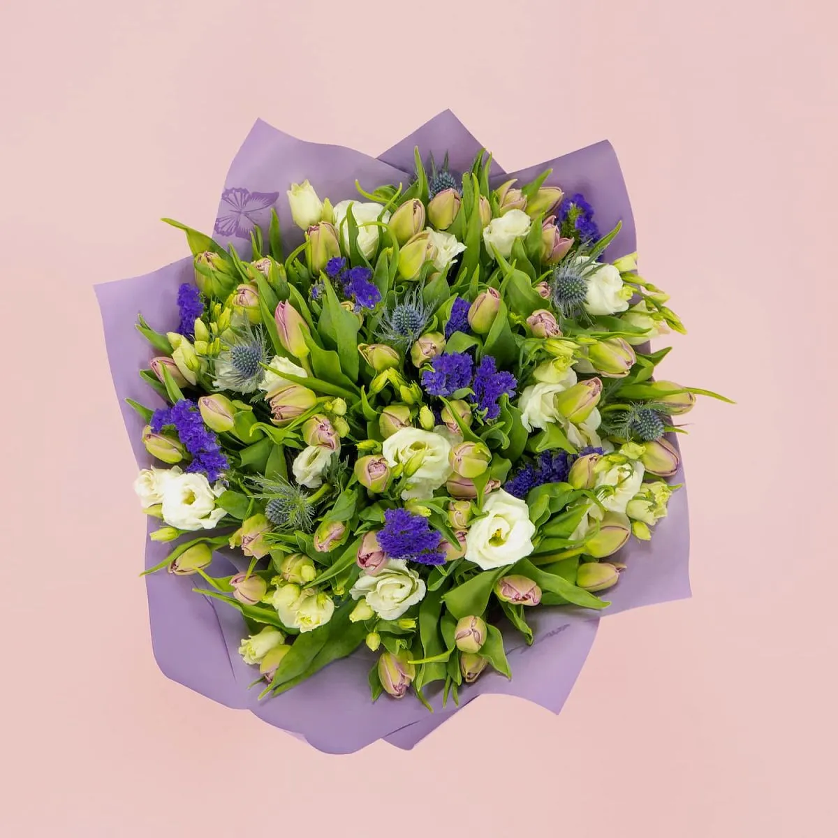 49 тюльпанов и эустомы