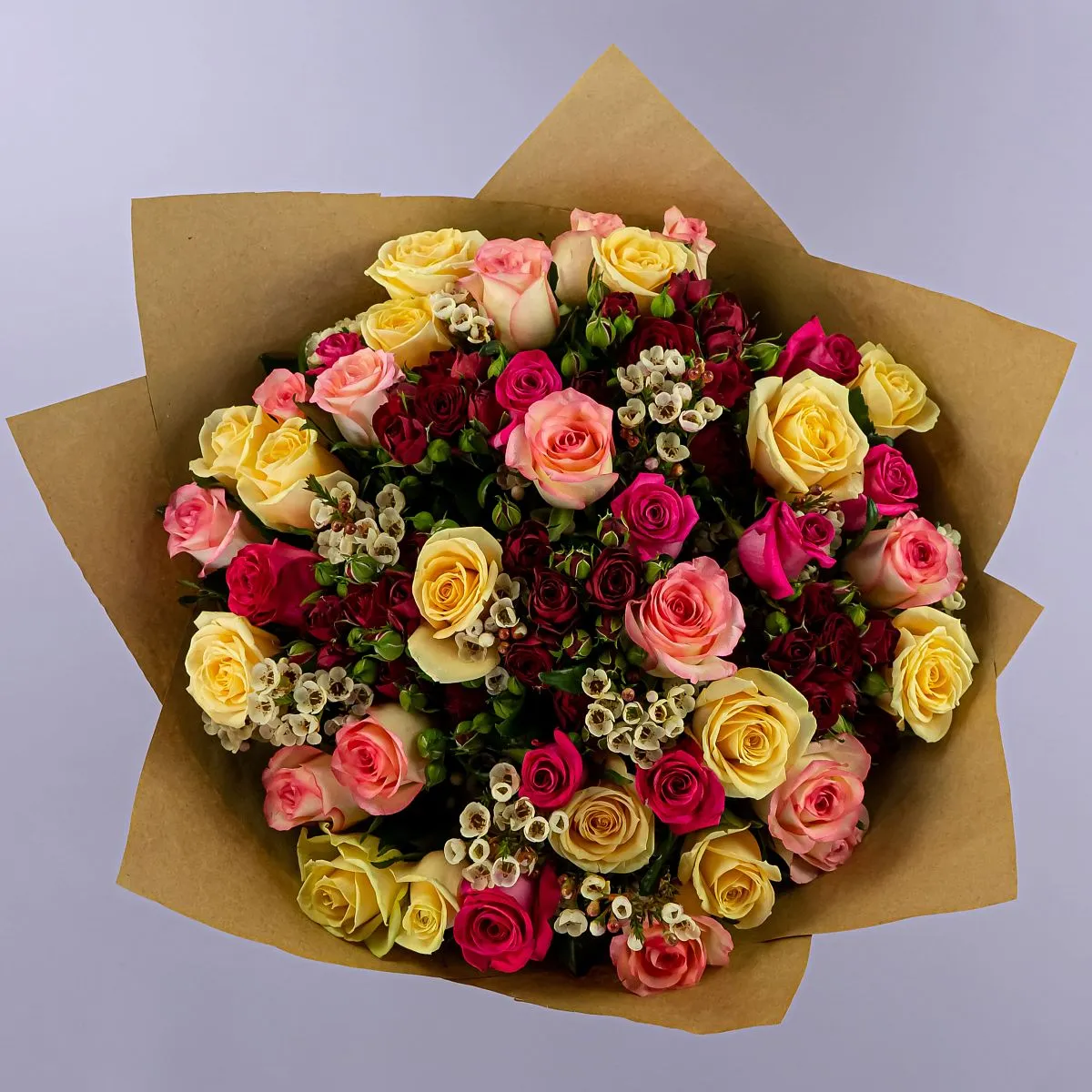 Букет из роз микс (60 см)