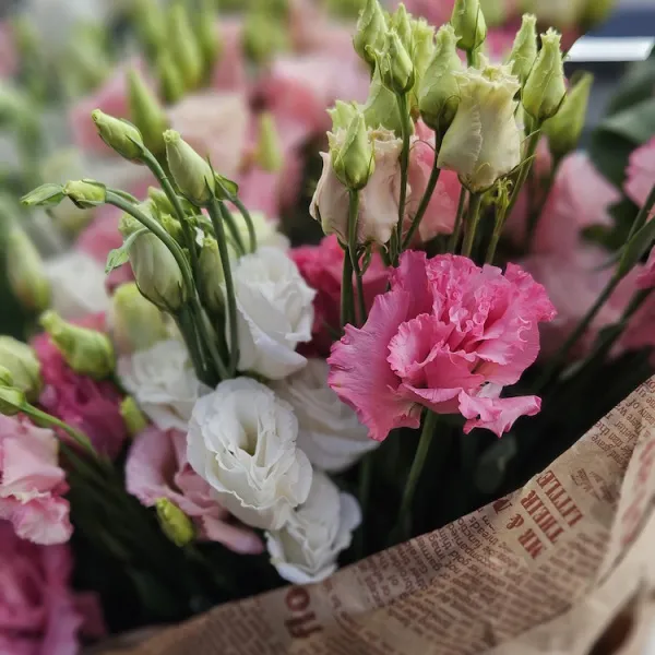 Букет из эустом