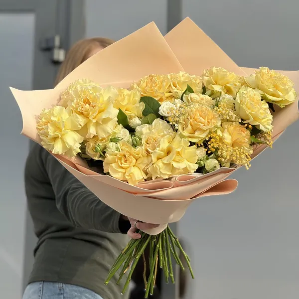 Букет из роз микс