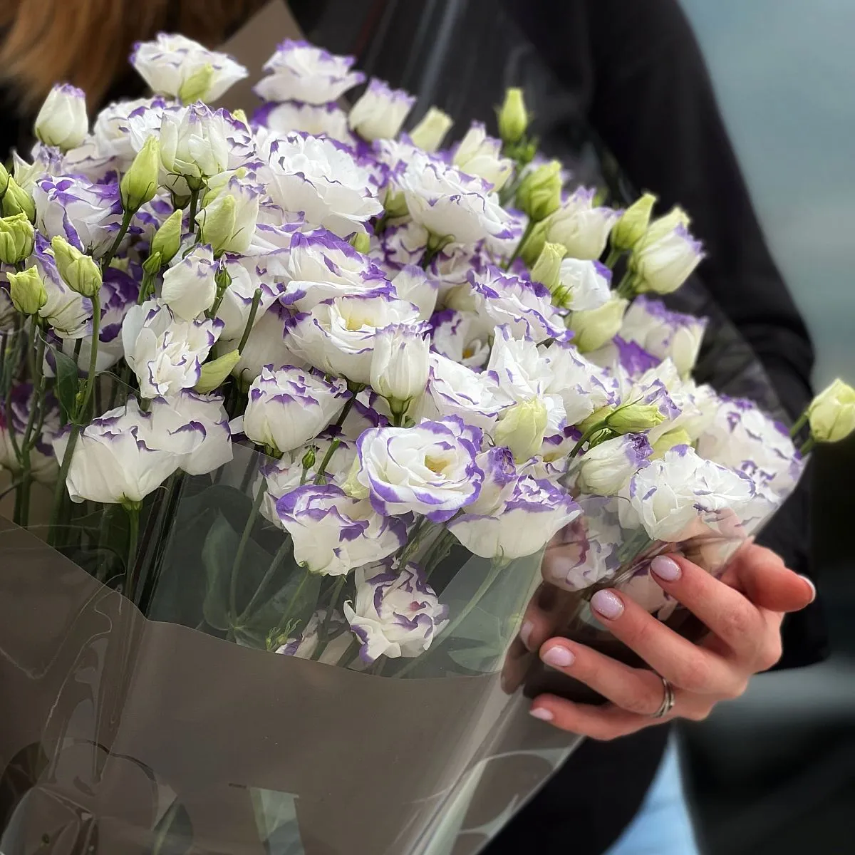 21 эустома микс