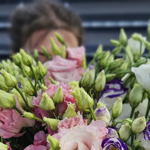 Букет из эустом