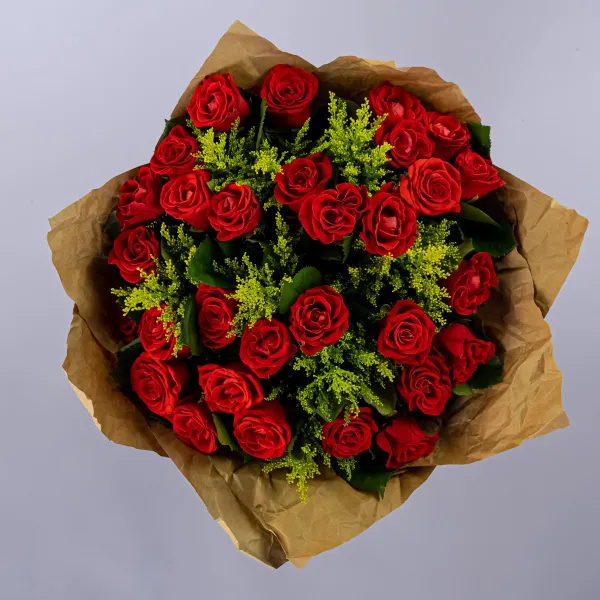 Букет из 29 красных роз