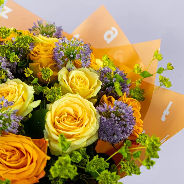 Букет из 17 роз микс