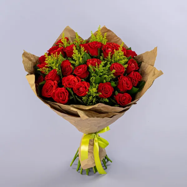 Букет из 29 красных роз