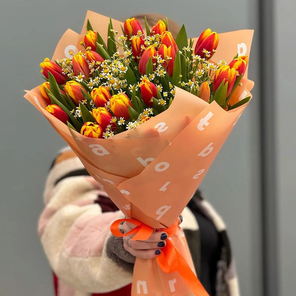 51 тюльпан и танацетум огромный