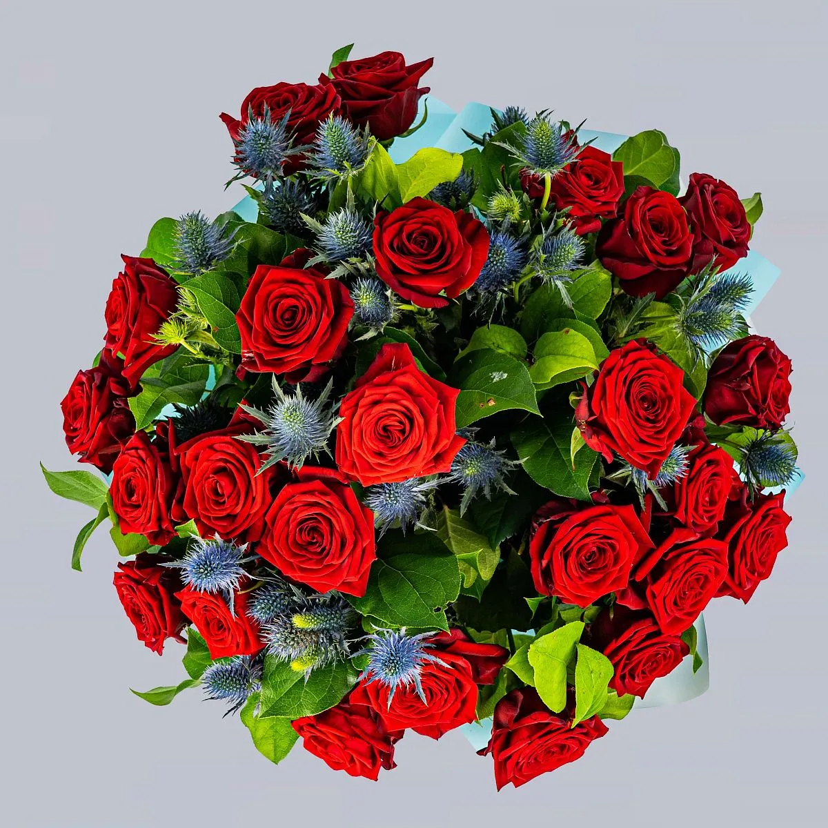 35 роз и эрингиумы большой