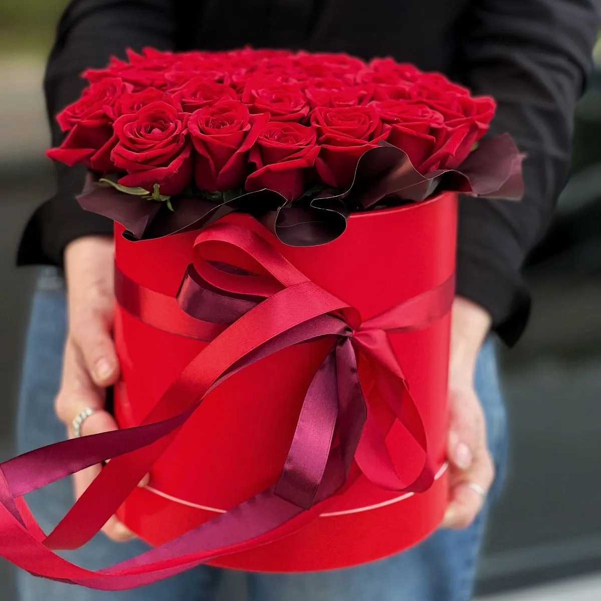 51 красная роза (50 см)