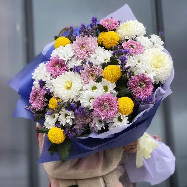 Букет из хризантем