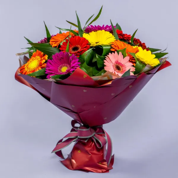 Букет из 15 гербер