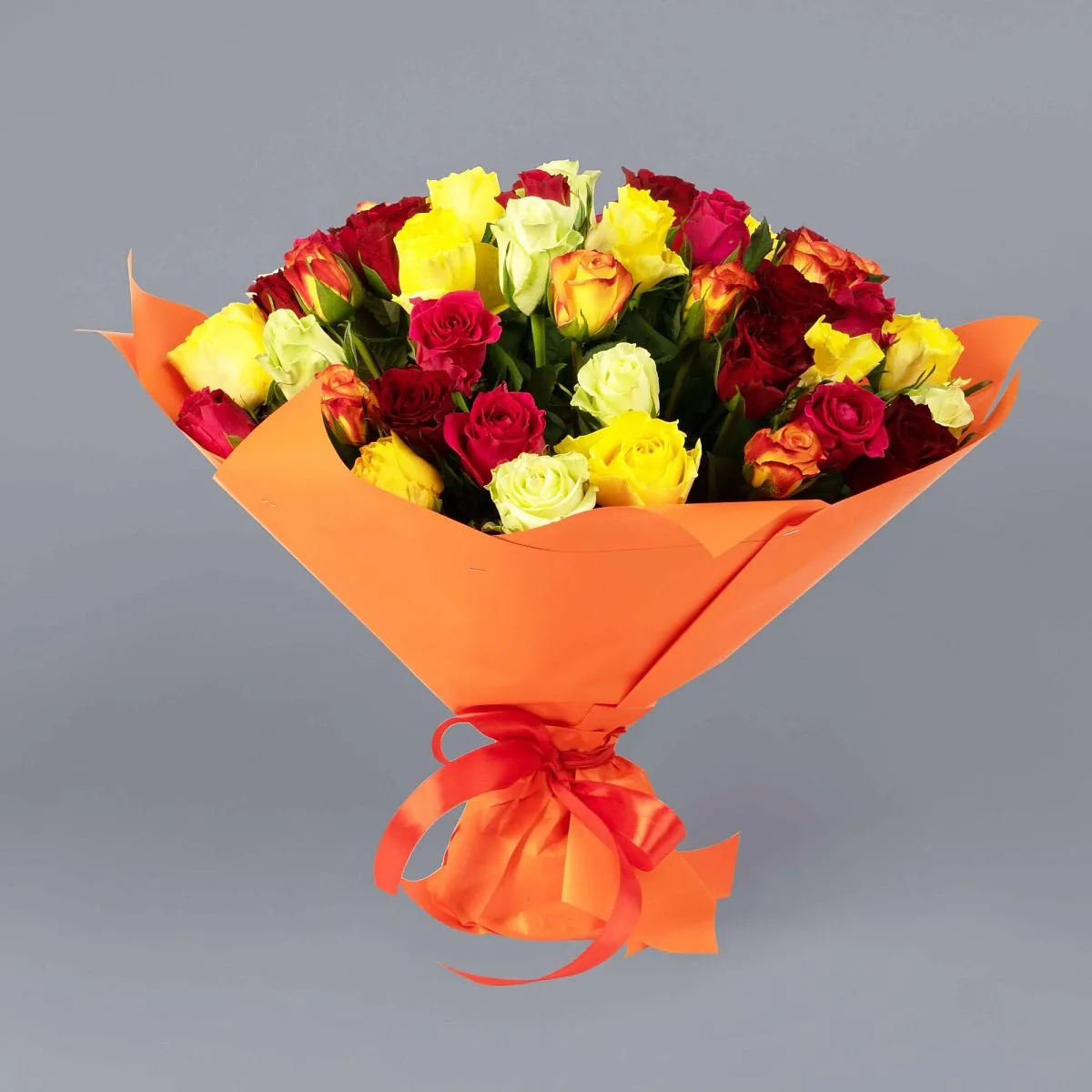 51 роза микс (50 см)