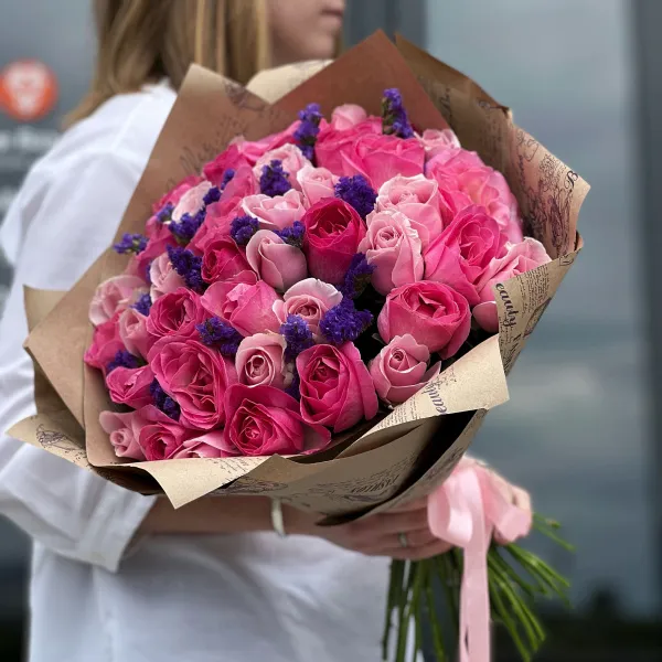 Букет из роз, статица