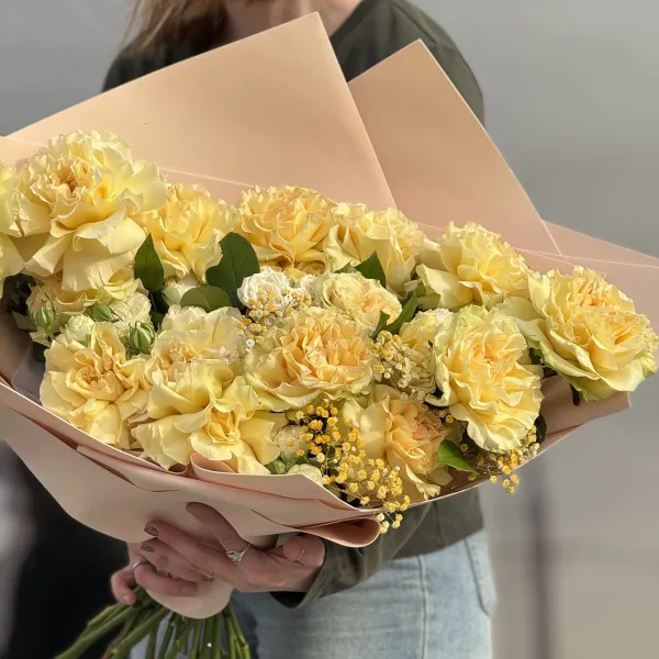 Букет из роз микс