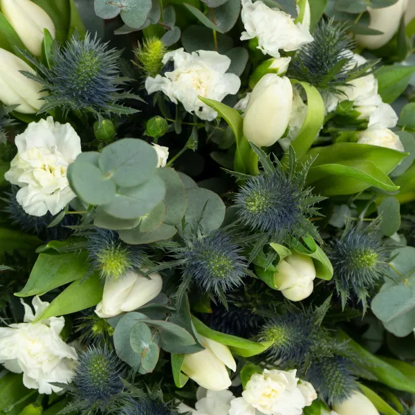 Букет из 25 тюльпанов