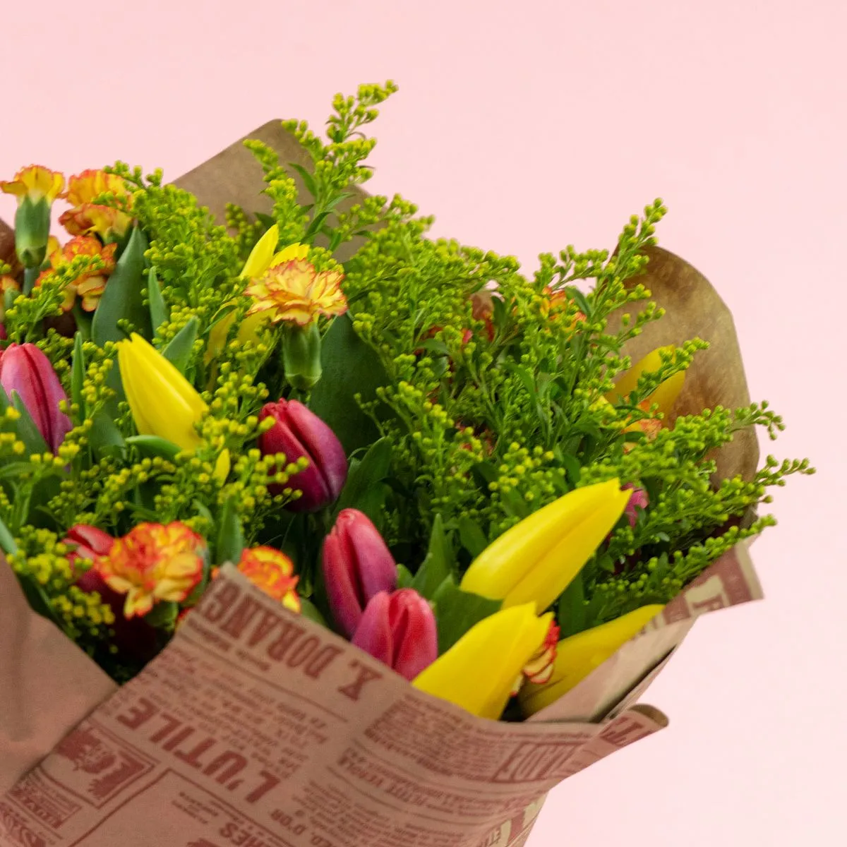 Букет из 23 тюльпанов