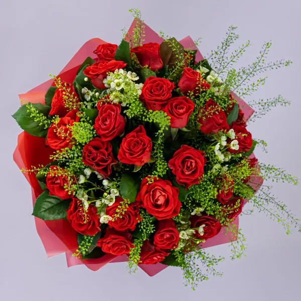 Букет из 27 красных роз